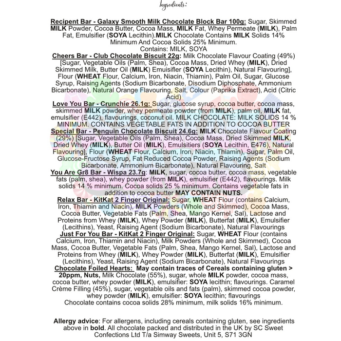 Fun Fathers Day Novelty Chocolate Wrapper Gift Box - Papa