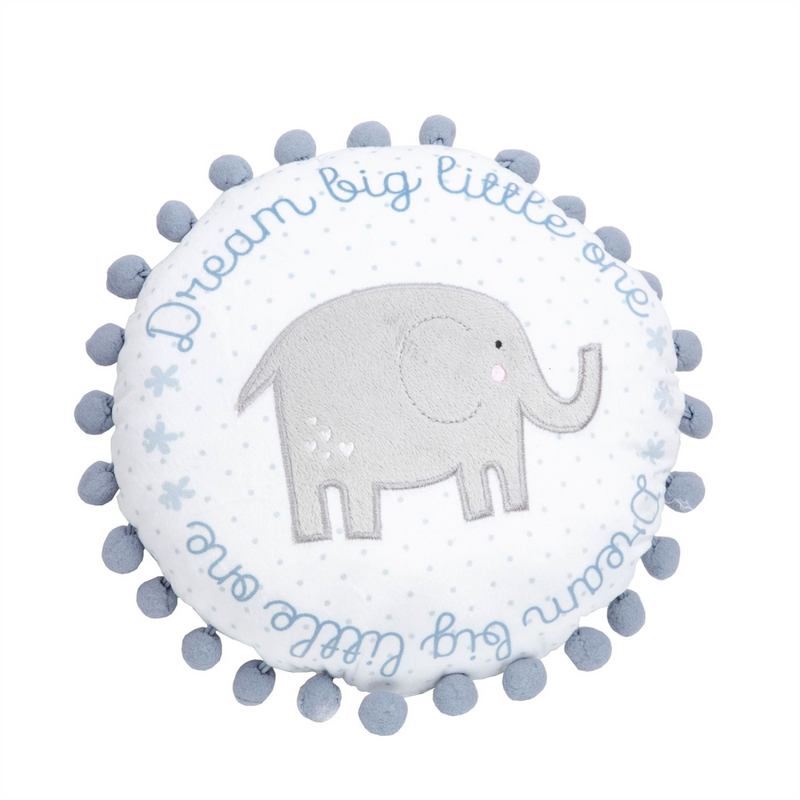 Petit Cheri Round Cushion - Blue