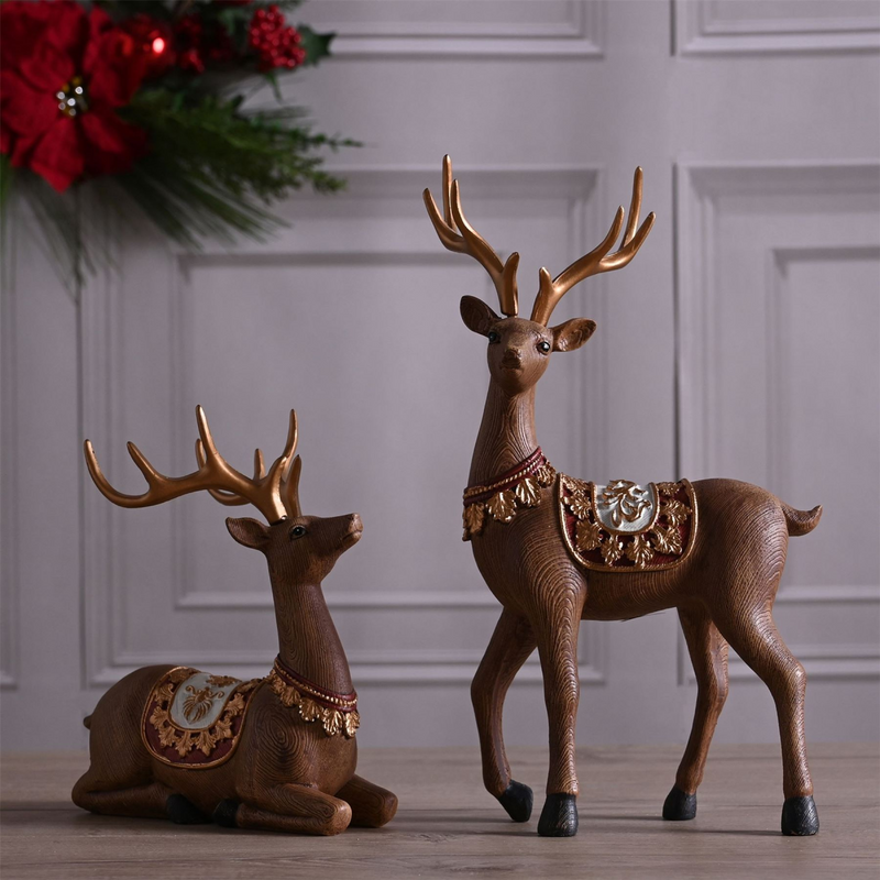 Sitting Reindeer Decoration
