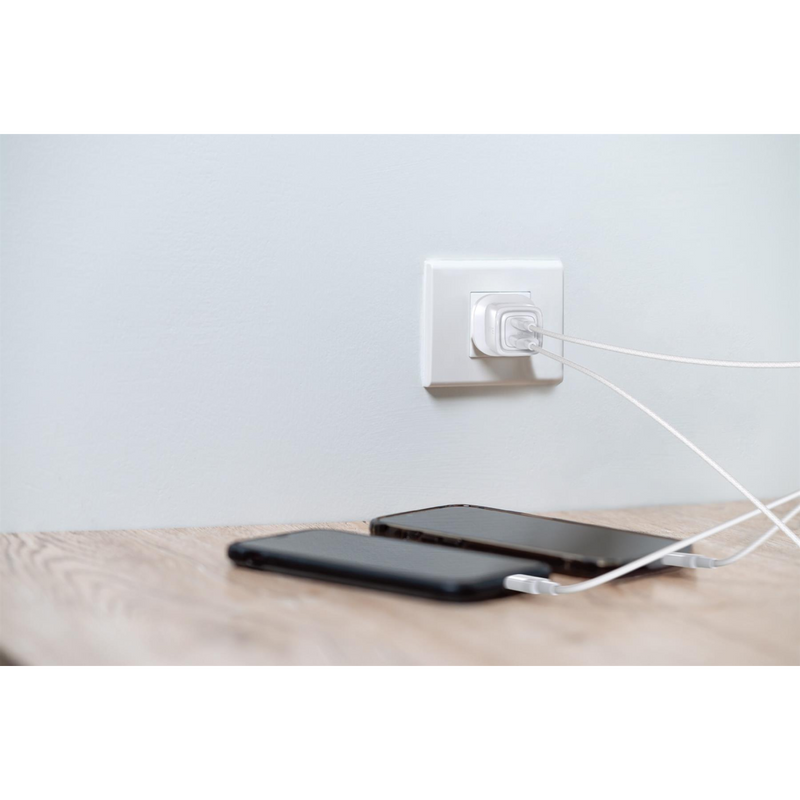 WYEFLUX 32W Dual Port USB Type C & USB-A Power Adapter (GaN III)