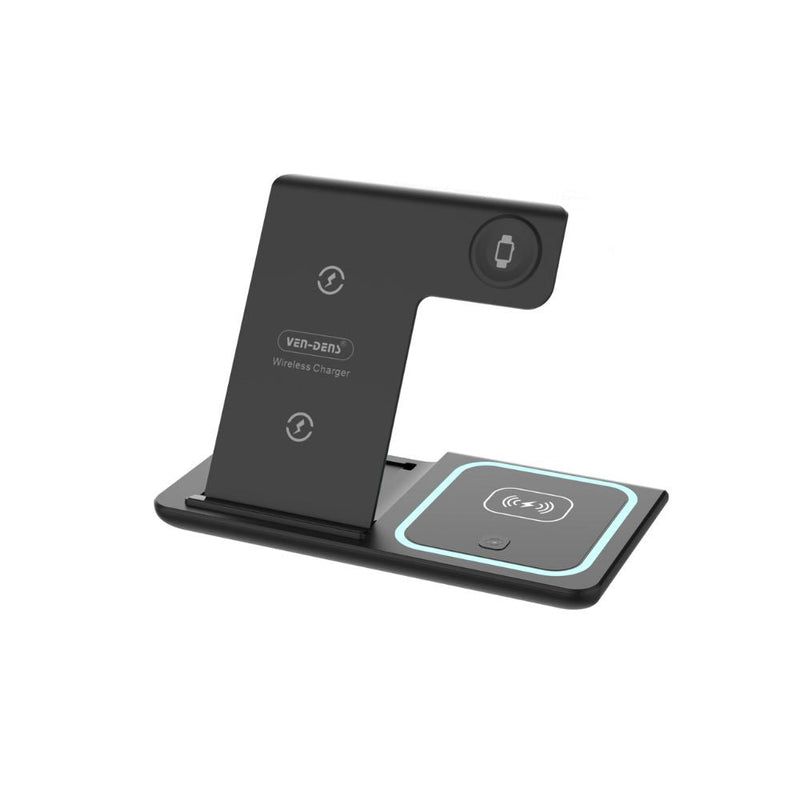 3-in-1 Wireless Charging Station – Fast, Efficient & Multi-Device Compatible
