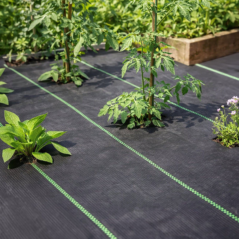 3 Pack Heavy Duty Weed Control Fabric Membrane 1m x 10m