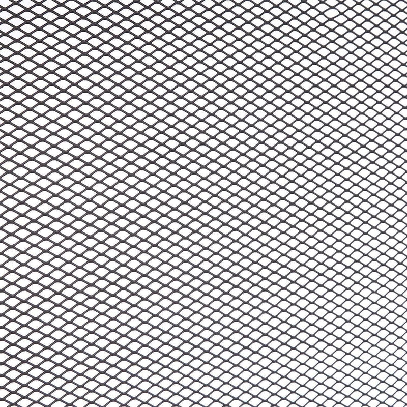 3 Panel Black Foldable Steel Fire Screen Guard 94 x 59cm