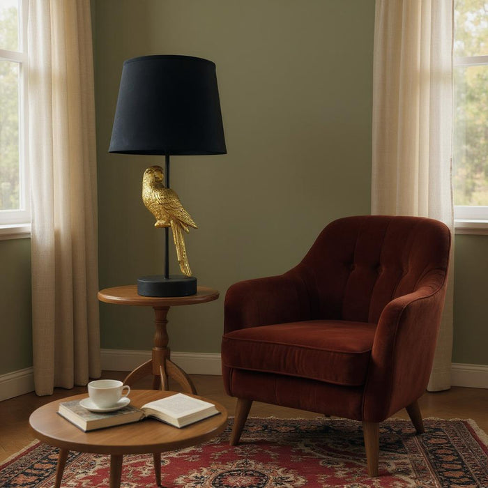 47X22X22M TABLE LAMP 9" BLACK SHADE