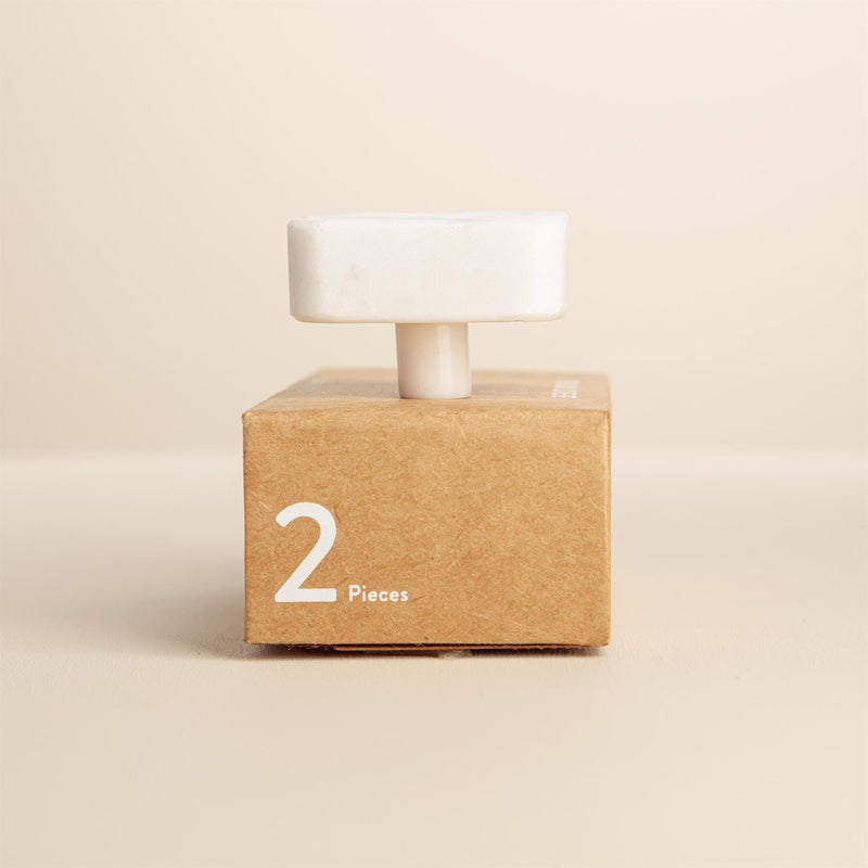 Eesha White Marble Rectangle Drawer Knobs