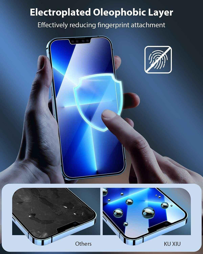 iPhone 13 / 13 Pro Tempered Glass Screen Protectors with Auto Alignment Tool