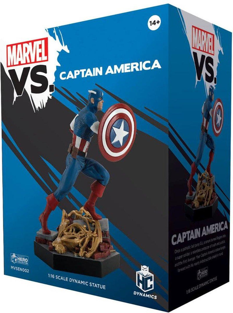 #2 MARVEL VS. CAPTAIN AMERICA 1:16 Scale Dynamic Statue Figure MVSEN002 (Eaglemoss)