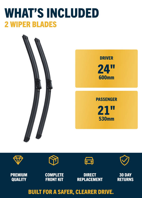Land Rover Range Rover Evoque SUV Front Wiper Blades | Jun 2011-Apr 2017