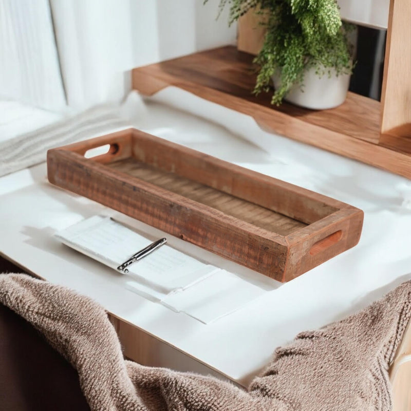70CM RECLAIMED WOODEN TRAY