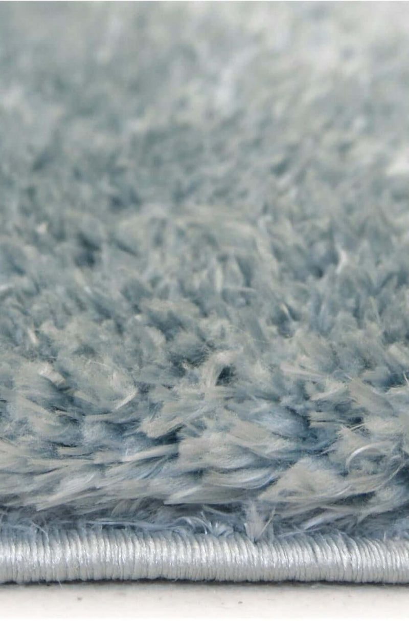 Lagom Duck Egg Blue Shaggy Rug