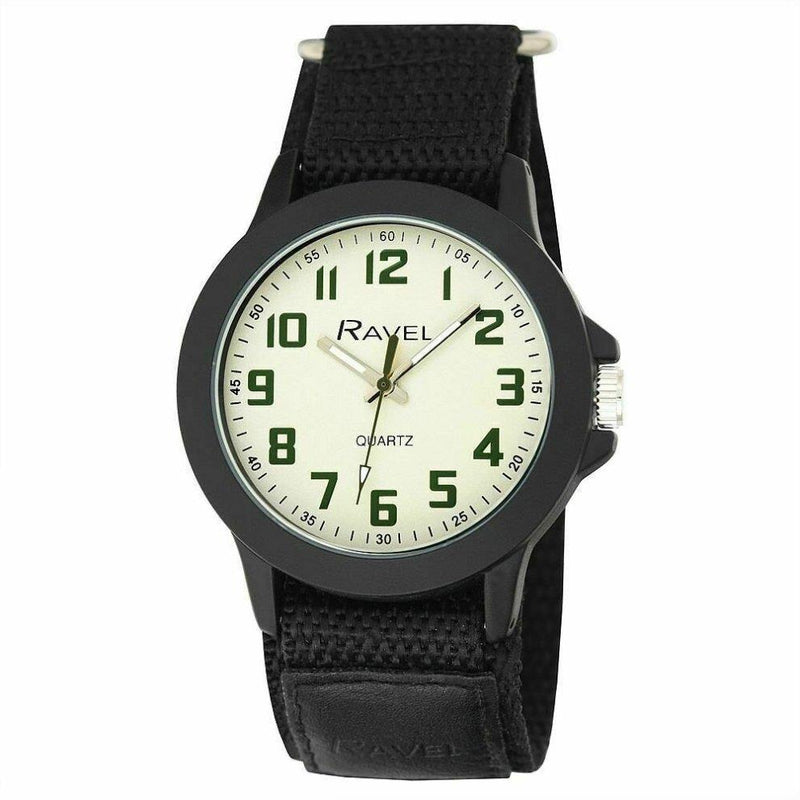 Ravel Men Sports Case Arabic Dial Velcro Strap Watch R1601.65.31