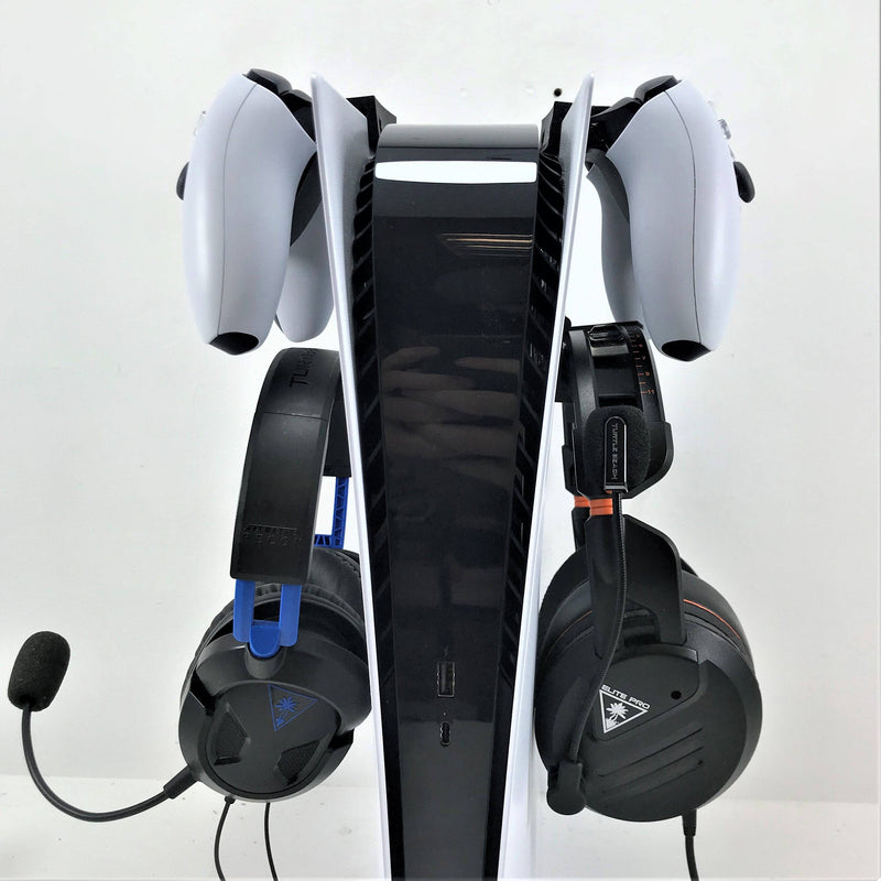 3D Cabin PS5 Controller & Headphone Console Bracket Mount Holder For Play Station 5 Digital Or Disc DualSense (Left and Right Pack)