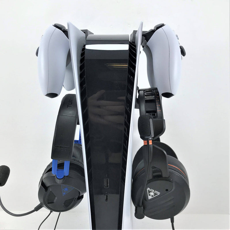 3D Cabin PS5 Controller & Headphone Console Bracket Mount Holder For Play Station 5 Digital Or Disc DualSense (Left and Right Pack)