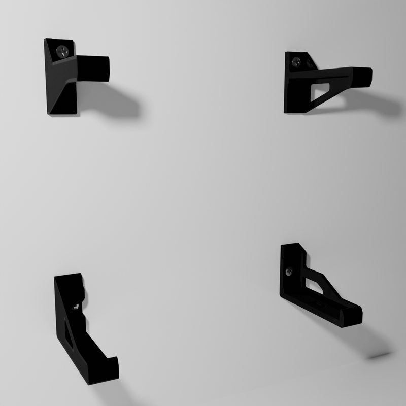 Xbox One Original Wall Mount Bracket Holders (Set of 4) - Left