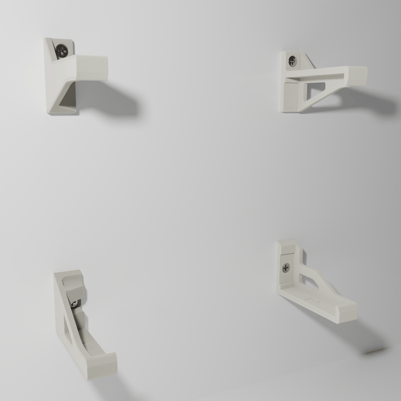 Xbox One Original Wall Mount Bracket Holders (Set of 4) - Left