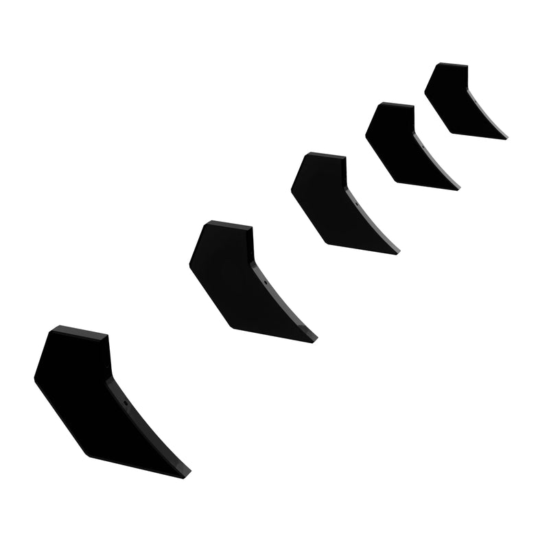 Fiesta Mk7 Zetec Rear Diffuser Kit PFL (2008-2012) (5 Fin)