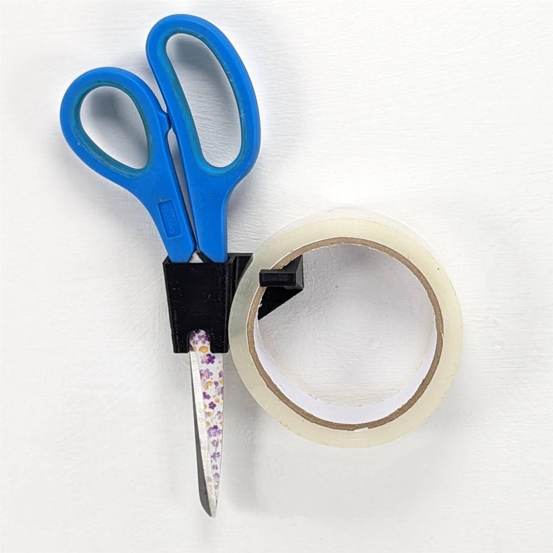 Scissor and Tape Wall Mount Holder Bracket For Office