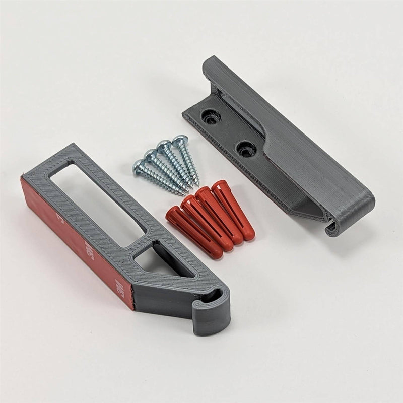 Tablet Wall Mount Bracket Holder Universal With Cable Hook (Up to 19mm Thickness)