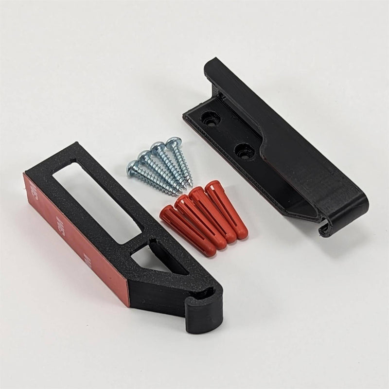 Tablet Wall Mount Bracket Holder Universal With Cable Hook (Up to 19mm Thickness)