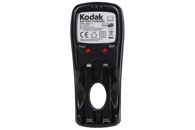 Kodak K625E-EU European Plug AA/AAA Battery Charger - Black