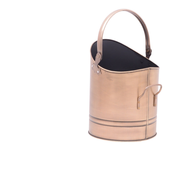 ANTIQUE BRASS COAL BUCKET