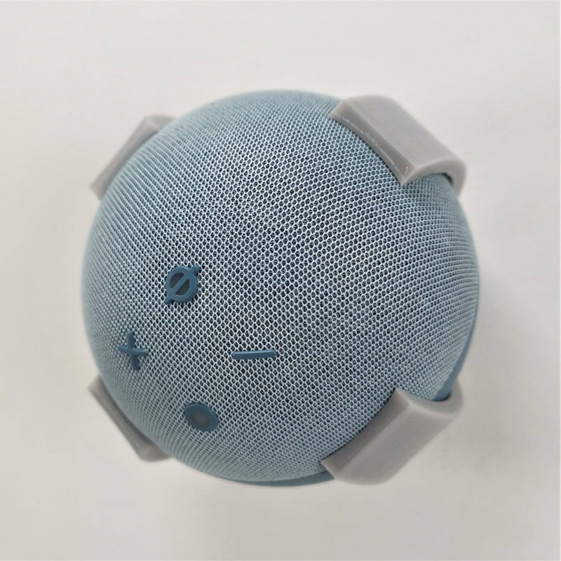 Echo Dot 4th Generation Wall / Ceiling Mount Bracket 4 Clasp