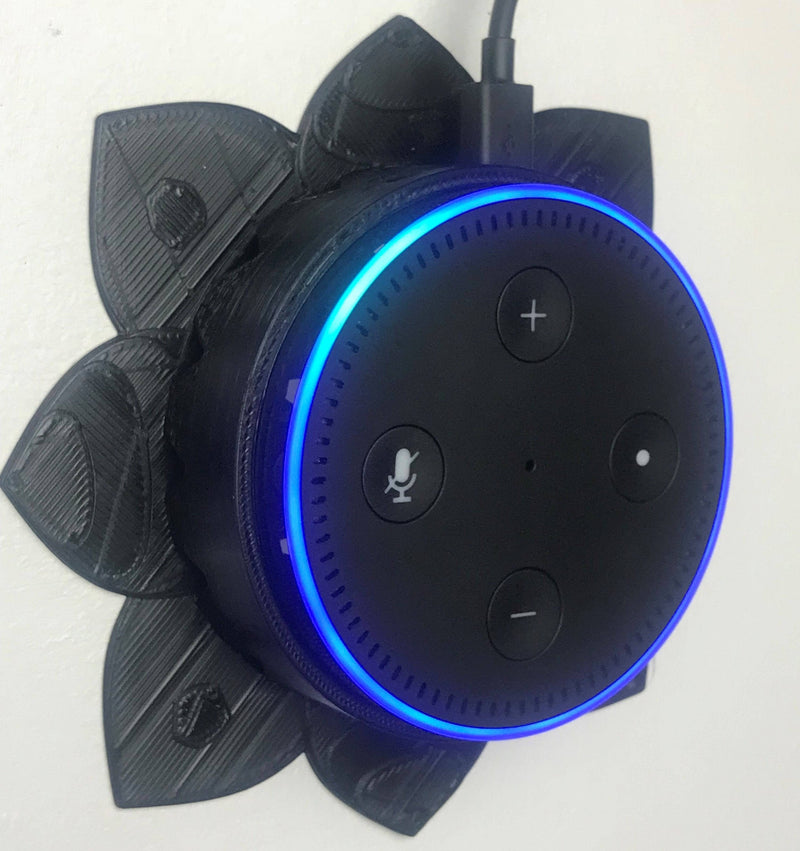 Echo Dot Wall Bracket : Flower Cup Style