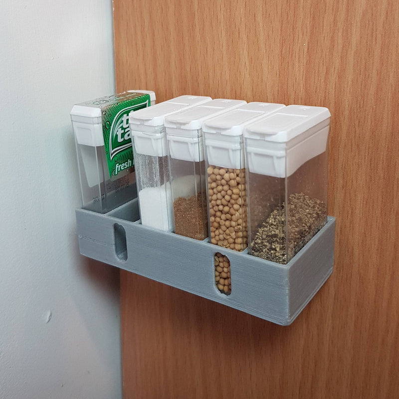 Mini Spice Rack For Motorhome , Caravan, Boat Or Camping : Lightweight