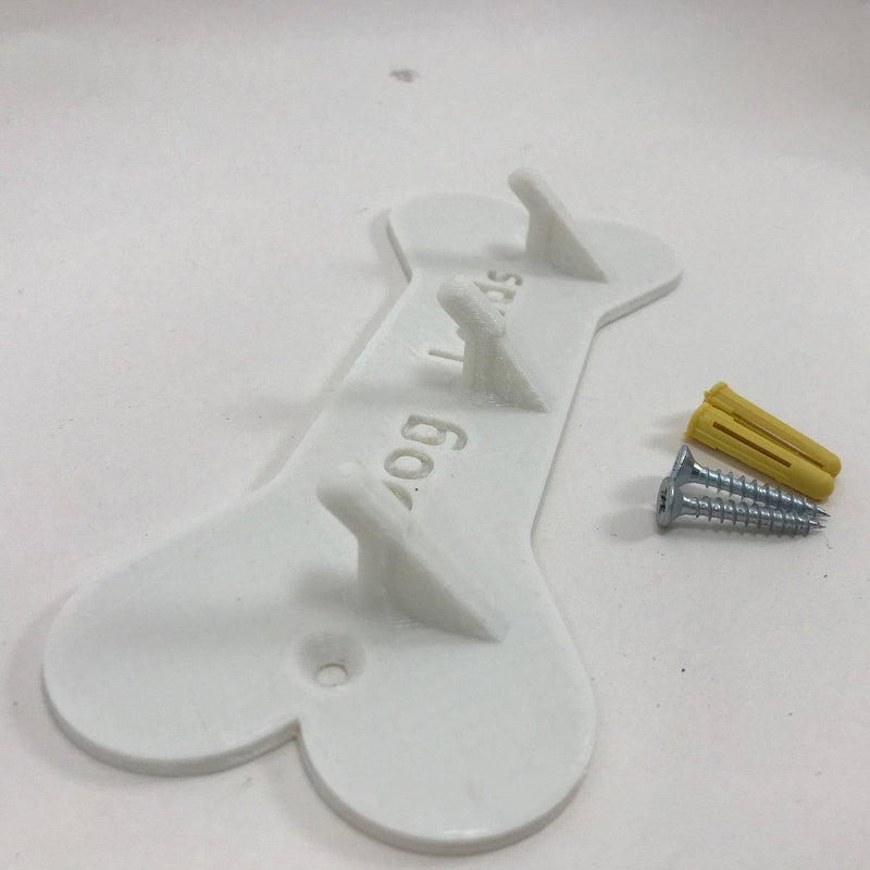 Dog Lead Hanger In The Shape Of A Bone