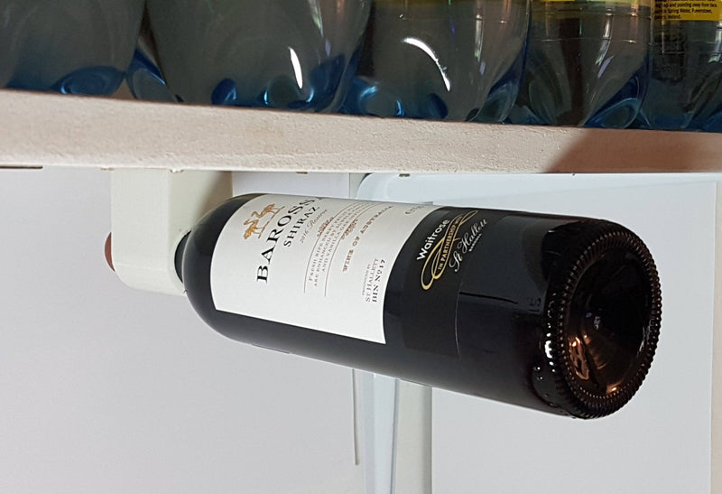 Wine Bottle Rack/Holder : Single Cupboard/Under Shelf Bracket