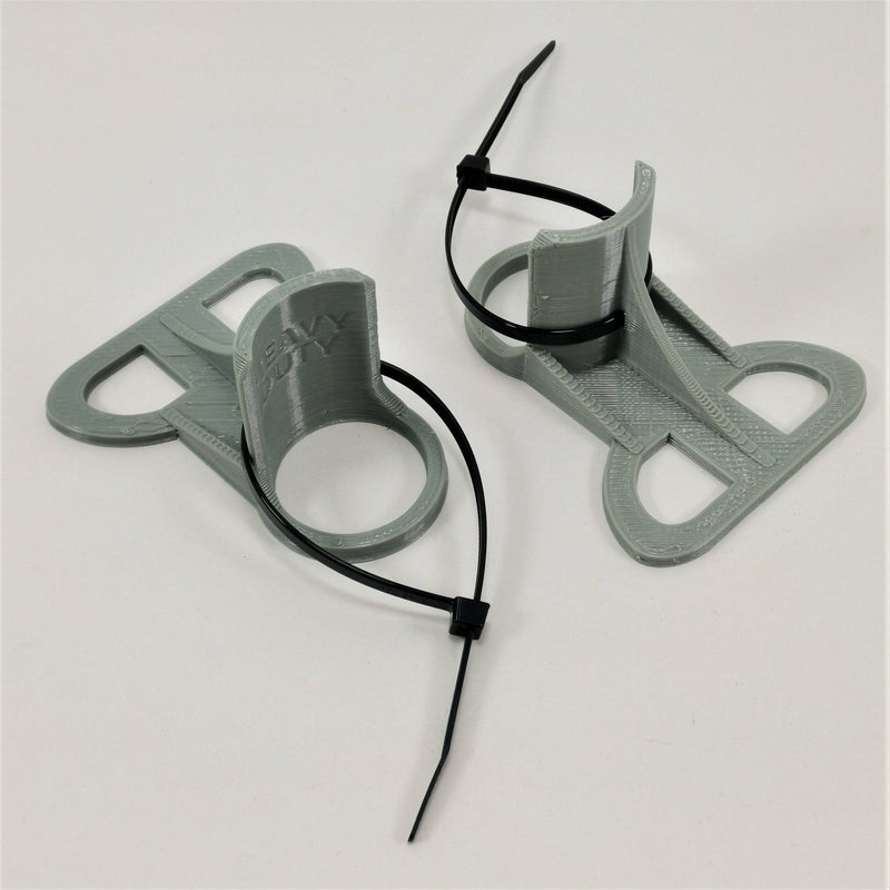 2 X Swimming Pool Pipe Holders, Anti Puncture, Anti Tear, Anti Strain (Standard Grey Gen 2)