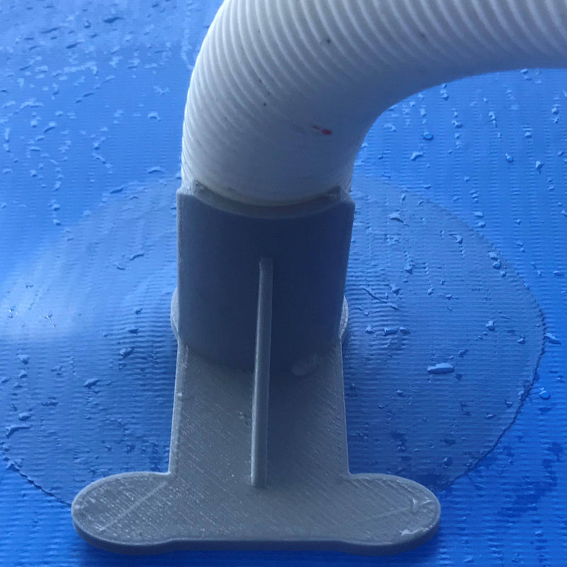 2 X Swimming Pool Pipe Holders : Grey Holds Pipes 30Mm To 37Mm Designed To Fit On Intex Pools