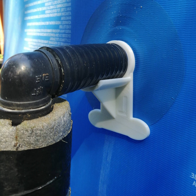 2 X Swimming Pool Pipe Holders (Large): Holds Pipes 35Mm To 44Mm (Designed To Fit On Intex Pools)Ex