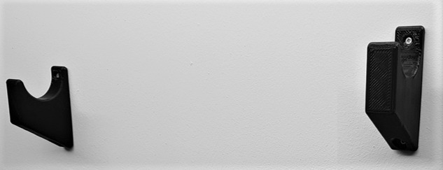 Wall Brackets To Mount A Rifle Horizontally Onto The Wall (2 Pcs)