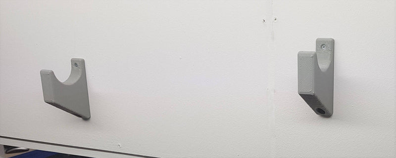 Wall Brackets To Mount A Rifle Horizontally Onto The Wall (2 Pcs)