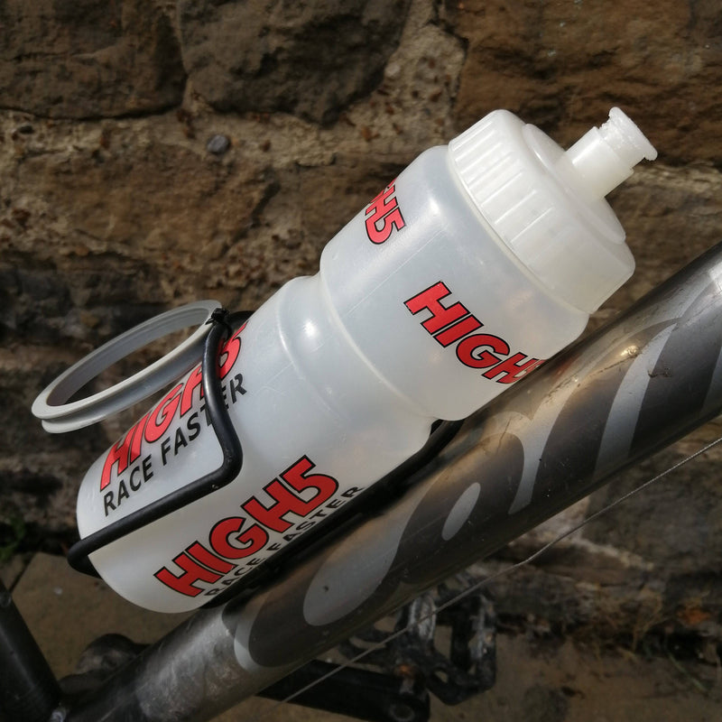 Bike Bottle Holder Adapter : Holds Standard Water Bottles & Cans When Needed