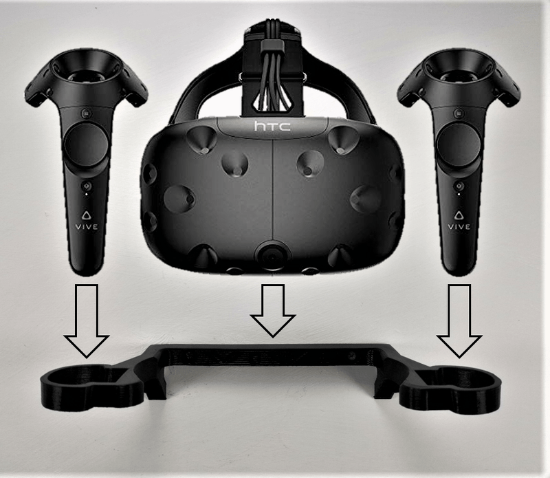 Htc Vive Headset & Controller Wall Bracket/Mount
