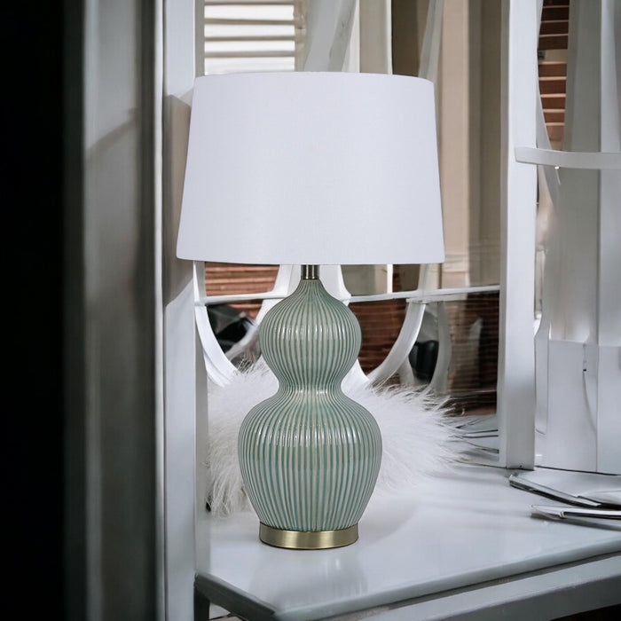 39CM LAMP AND SHADE