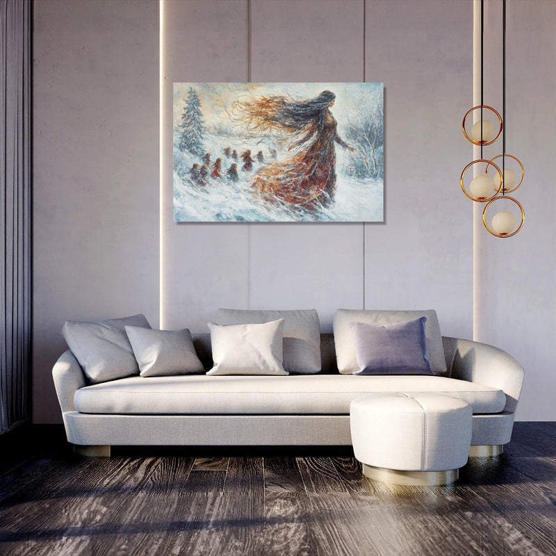 Nordic Mother Goddess Canvas
