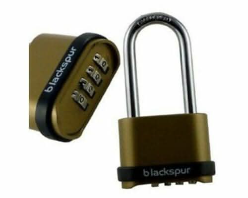4 Digit Long Shackle Combination Padlock Lock Security Home Gare Shed Garage