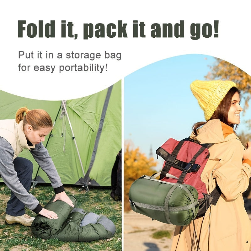4-Season Camping Sleeping Bag - Lightweight & Durable for Outdoor Travel