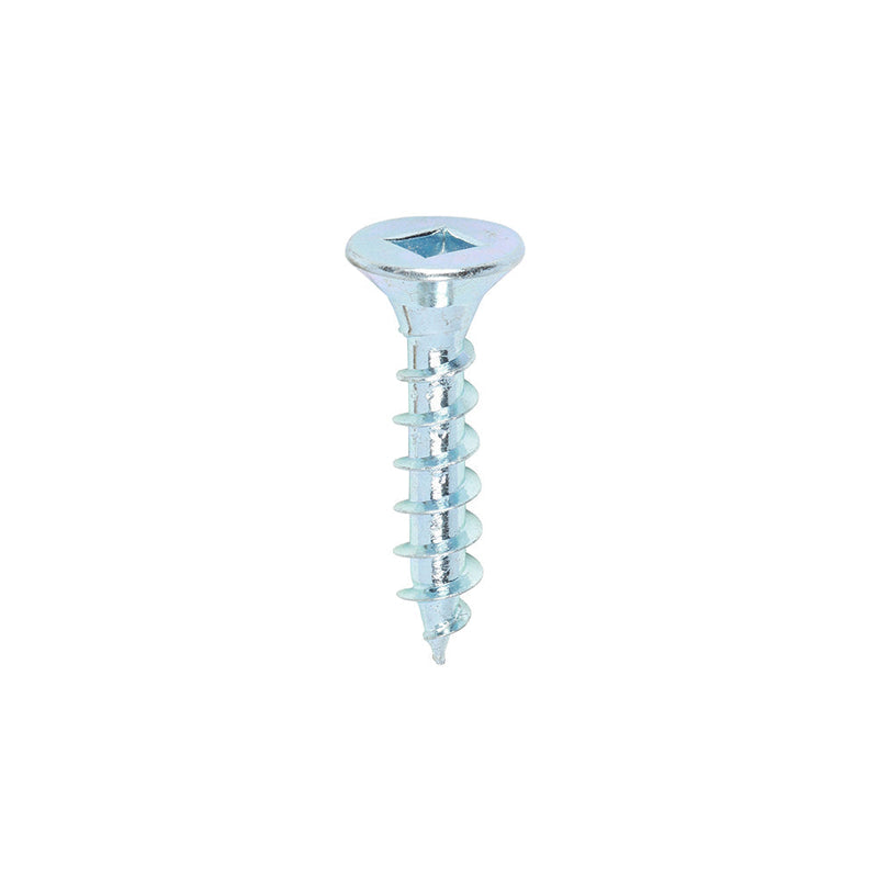 TIMCO Solo Chipboard & Woodscrews – SQ – Double Countersunk – Zinc