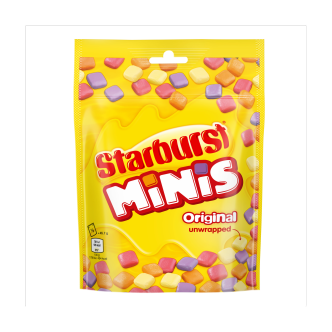 16 X Starburst Minis Fruits Pouch 137Gm