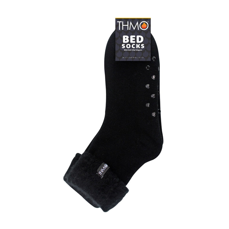 1 Pack Mens Soft Plush Lined Slipper Bed Socks