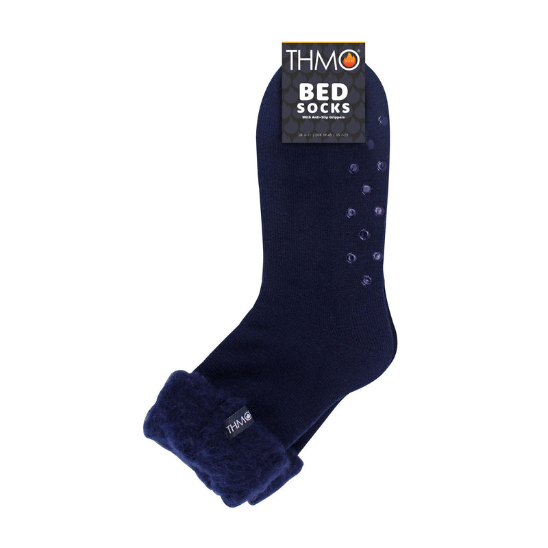 1 Pack Mens Soft Plush Lined Slipper Bed Socks