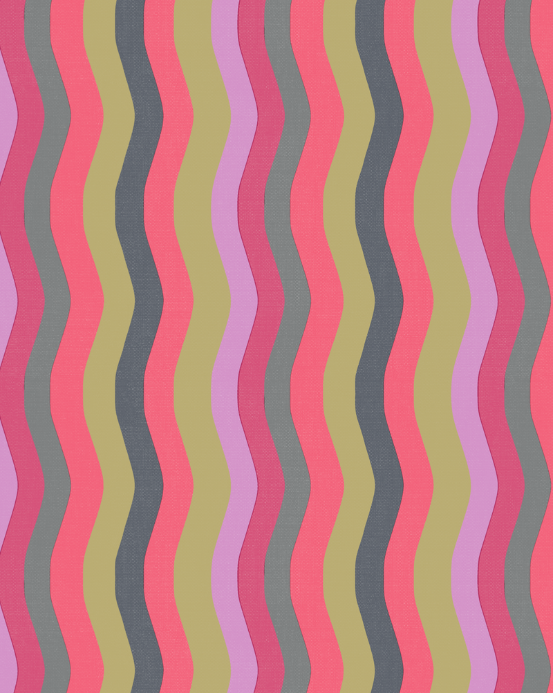 Wavy Stripe Wallpaper