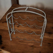 40CM 12 BOTTLE CREAM WINE HOLDER - InStock