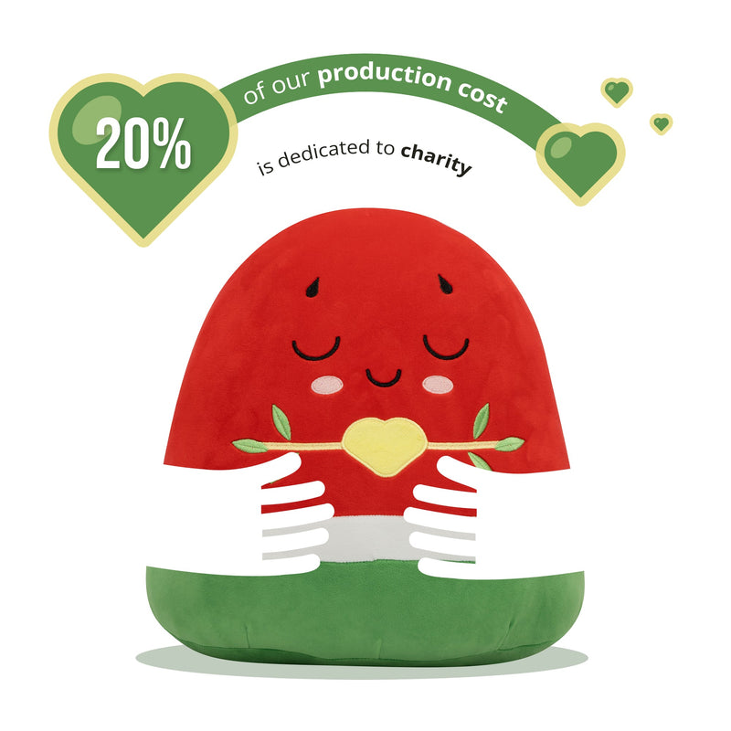 Pack of 3 Watermelon Plushie - 40cm Soft Cuddly Pillow Adorable Fruit Plush Muslim Doll [SPECIAL DEAL]  | Ramadan & Eid Gift