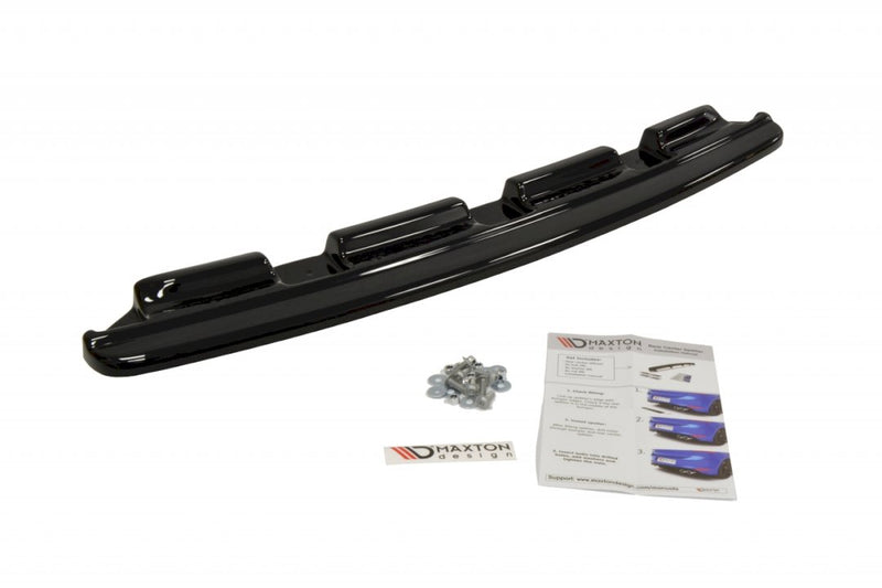 Maxton Design - CENTRAL REAR SPLITTER BMW 6 GRAN COUPE M-SPORT (NO VERTICAL BARS) (2013-2018)