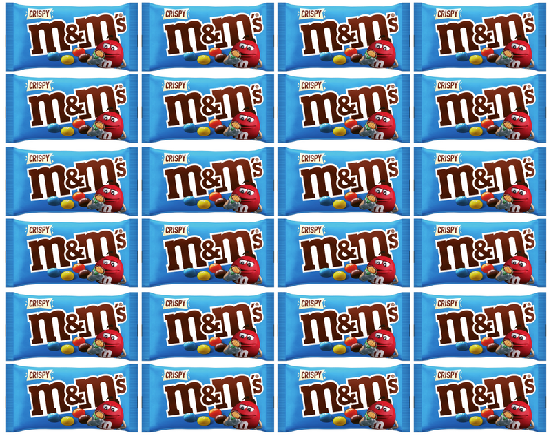 24 x M&M'S Crispy Bags 36G
